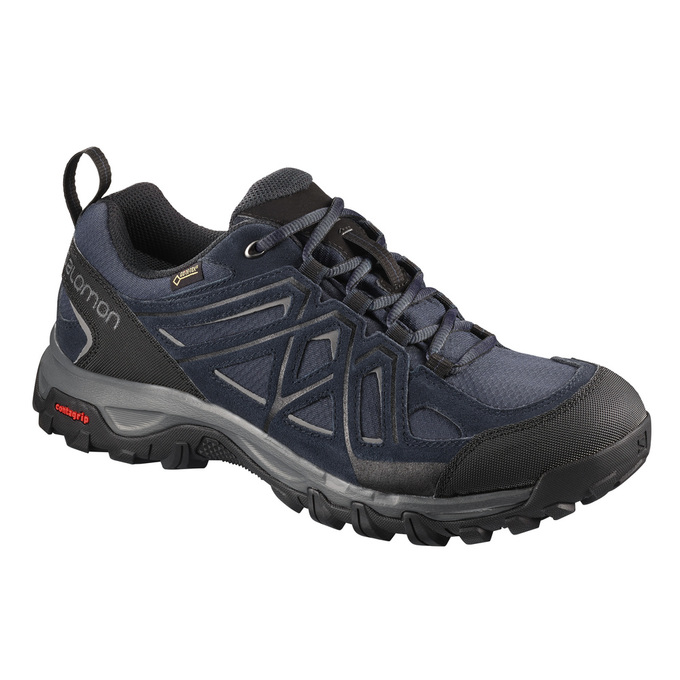 Salomon EVASION 2 GTX® Zapatillas Trekking Hombre - Azul Marino / Negras - Colombia (70964-GTAY)